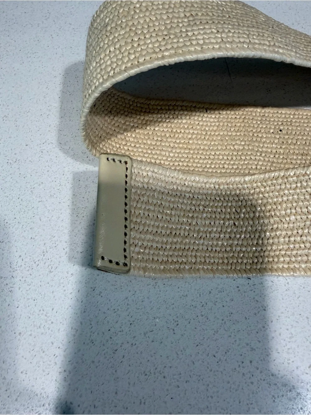 J. Crew Cream Woven Belt with Round Resin Buckle - Picture 5 of 6